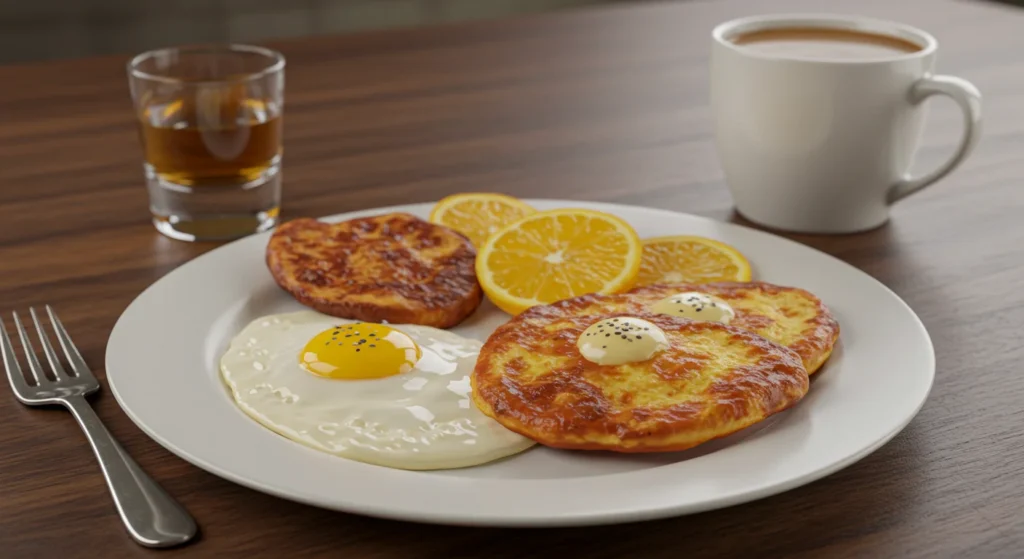 Cracker Barrel Create Your Own Homestyle Breakfast with customizable eggs, pancakes, bacon, and more