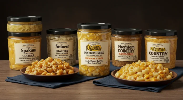 Cracker Barrel Individual Sides Menu featuring a variety of sides