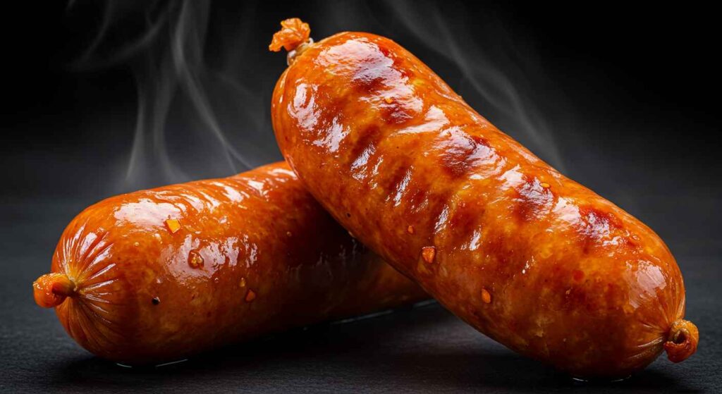 Cracker Barrel Spicy Chicken Sausage Links with bold seasoning and a savory kick