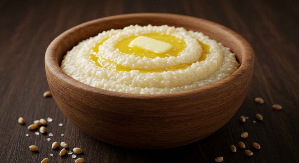 Cracker Barrel Coarse-Ground Southern Grits, creamy and buttery with a classic Southern taste