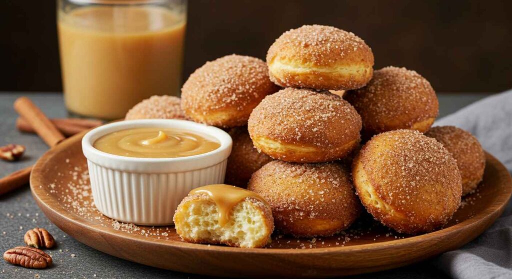 Cracker Barrel Fluffy Biscuit Beignets, golden-fried and dusted with powdered sugar