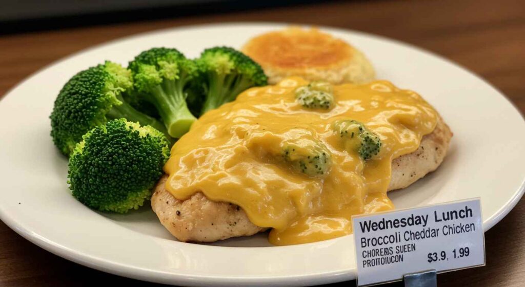 Cracker Barrel Weekday Lunch Meatloaf, served with homestyle sides
