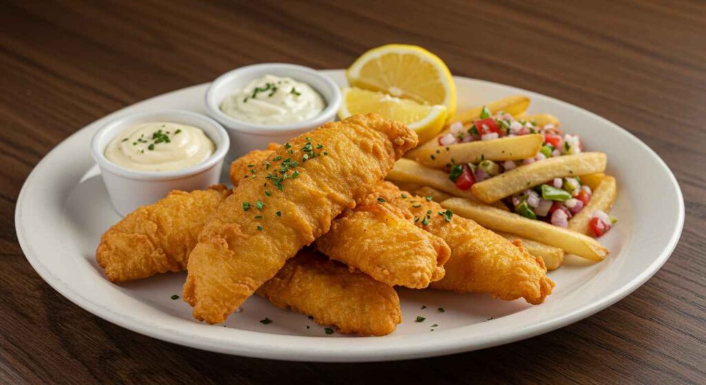 Cracker Barrel Friday Fish Fry, crispy golden-fried fish served with hushpuppies and sides