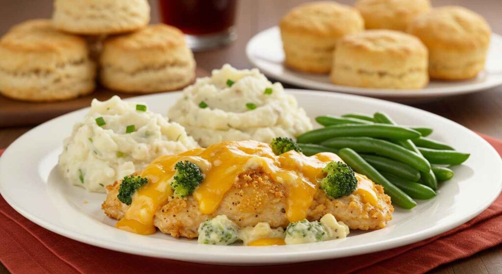 Cracker Barrel Thursday Lunch Turkey & Dressing, served with gravy and classic sides
