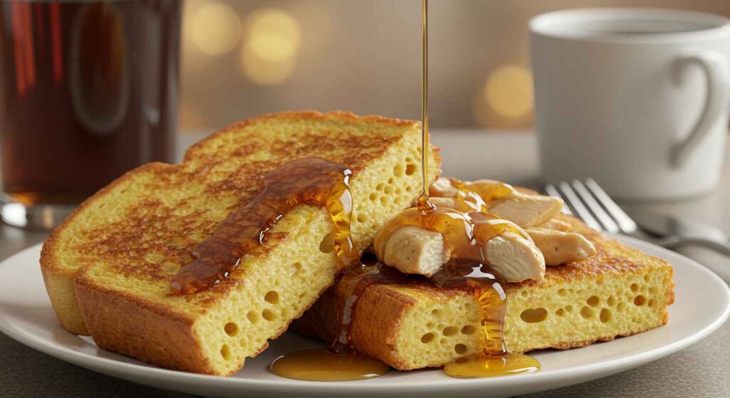 Cracker Barrel Homestyle Chicken & French Toast Platter with crispy chicken and thick-cut French toast